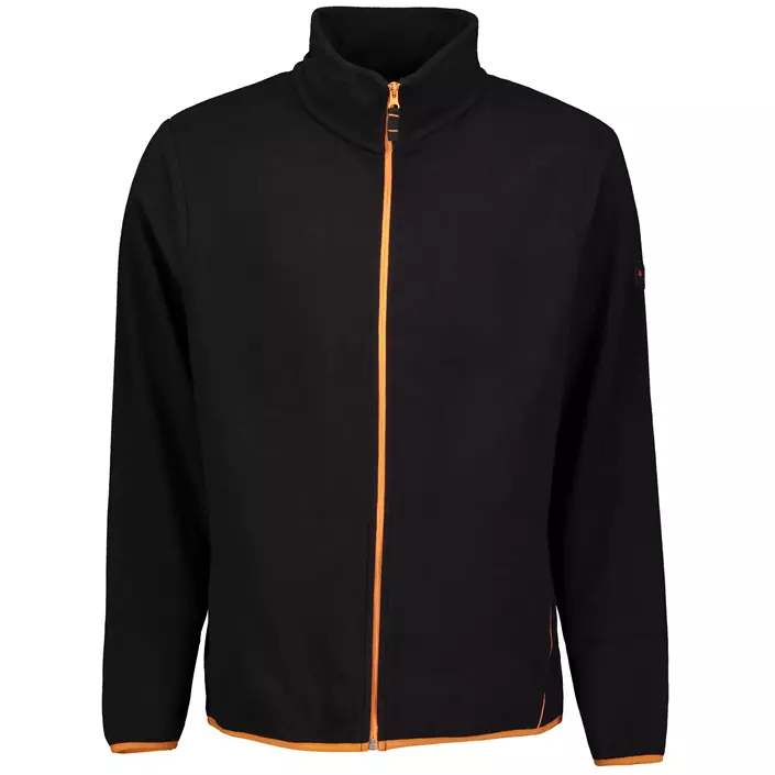 Terrax fleecejacka, Svart/Orange, large image number 0