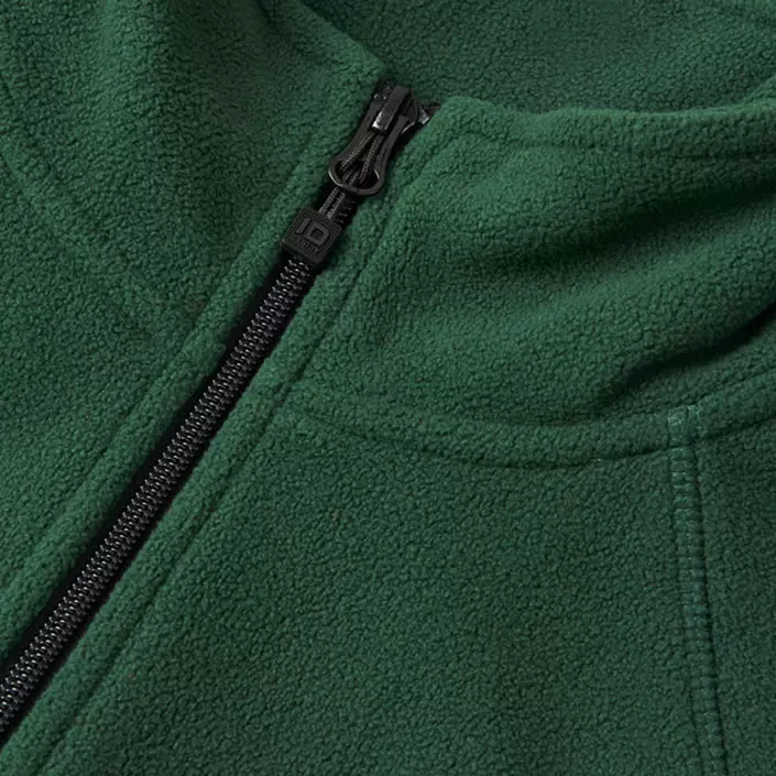 ID microfleece dame cardigan, Flaskegrøn, large image number 3