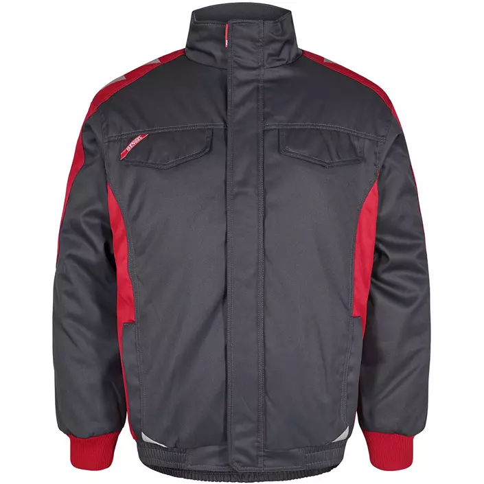 Engel Galaxy pilot jacket, Antracit Grey/Red, large image number 0