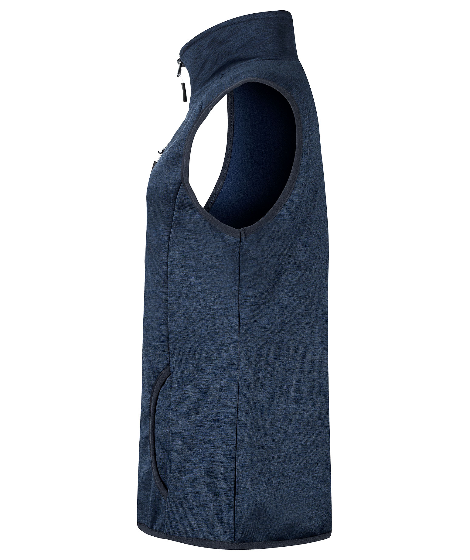 Matterhorn Croz dame fleecevest, Bl&aring; melange, large image number 2