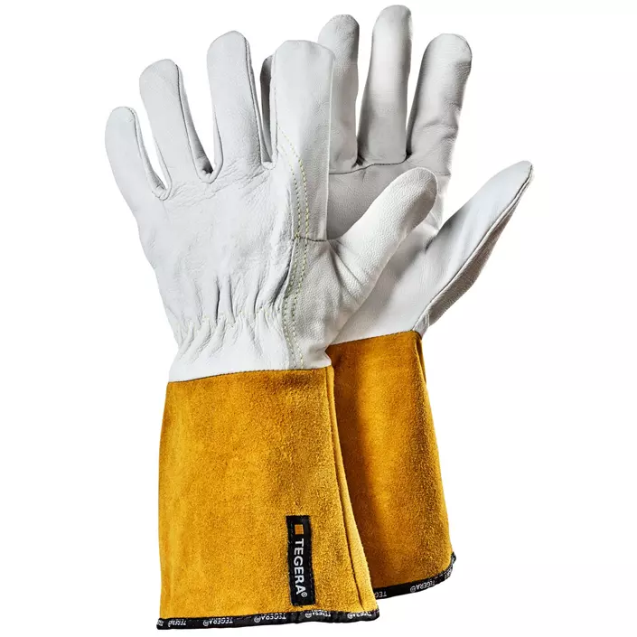 Tegera 130A welding gloves, White/Yellow, large image number 0