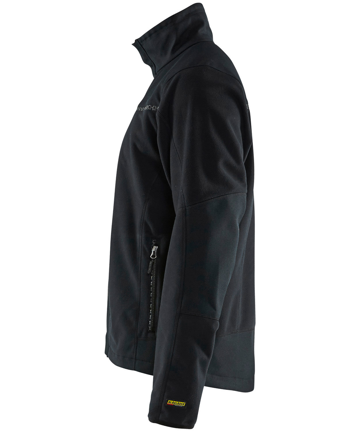 Bl&aring;kl&auml;der fleecejacka, Svart, large image number 3