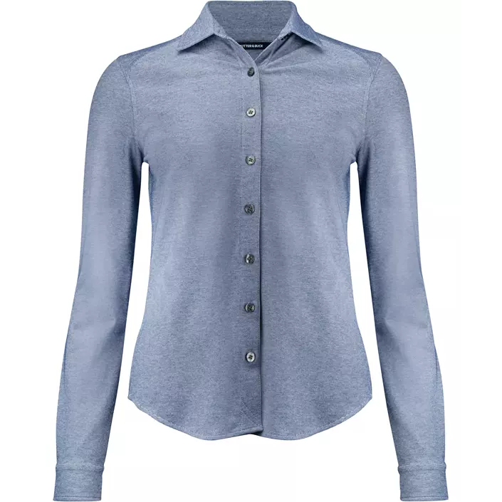 Cutter & Buck Advantage Slim fit women's shirt, Indigo Melange, large image number 0
