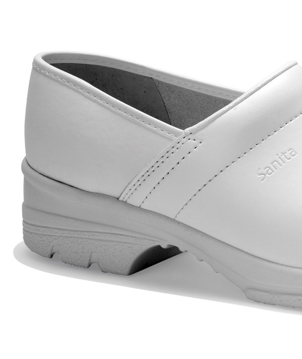 Sanita San Duty safety clogs with heel cover S2, White, large image number 2
