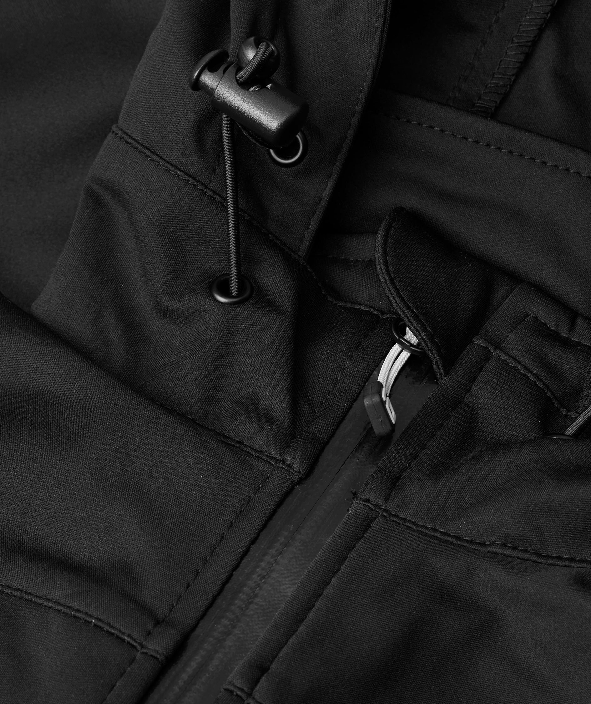 ID dame lettvektssoftshelljakke, Svart, large image number 3