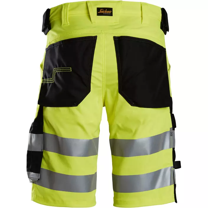 Snickers work shorts 6136, Hi-vis Yellow/Black, large image number 1