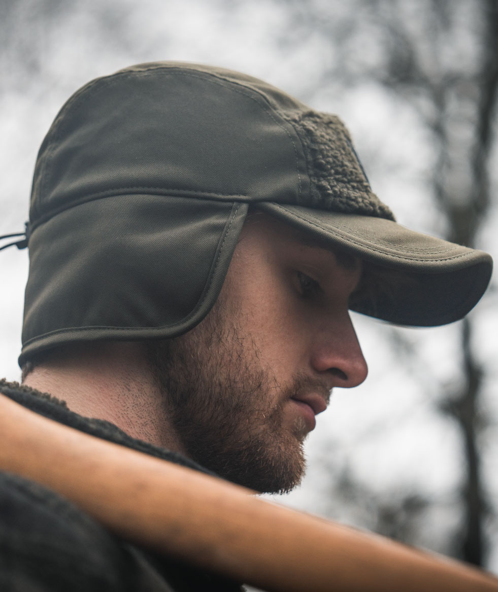 Seeland Teddy Fold Down keps, Pine green