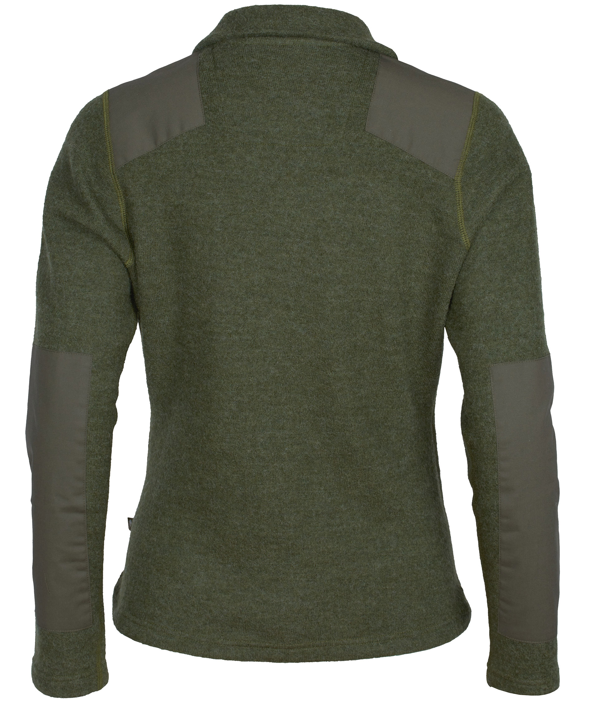 Pinewood&nbsp;Lappland filtet dame uld cardigan, Green Melange, large image number 2