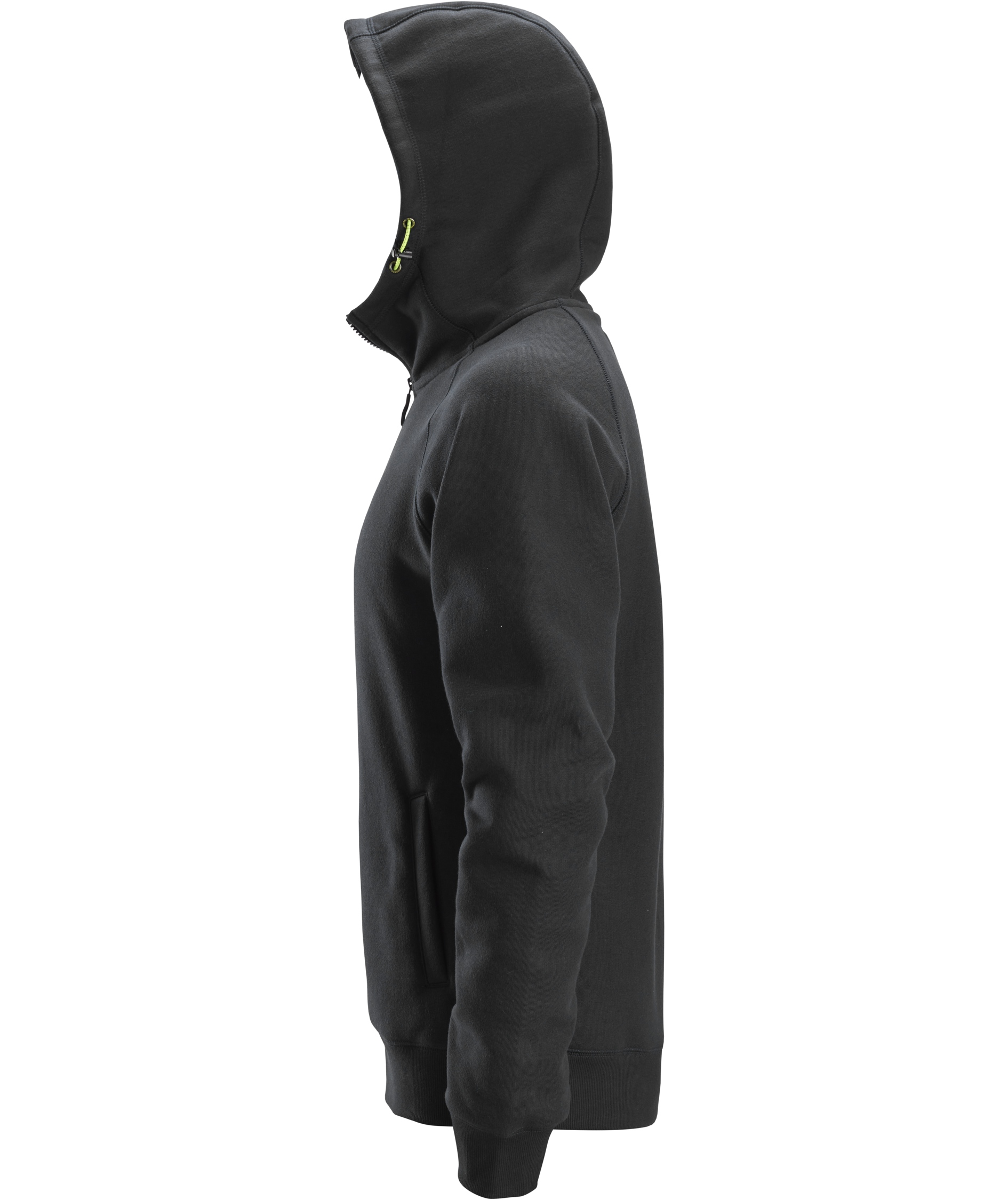 Snickers Logo hoodie with zipper 2846, Black, large image number 4