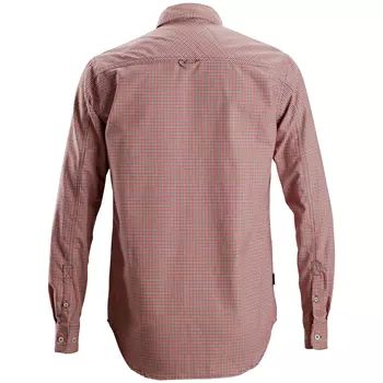 Snickers AllroundWork shirt, Red/Marine Blue