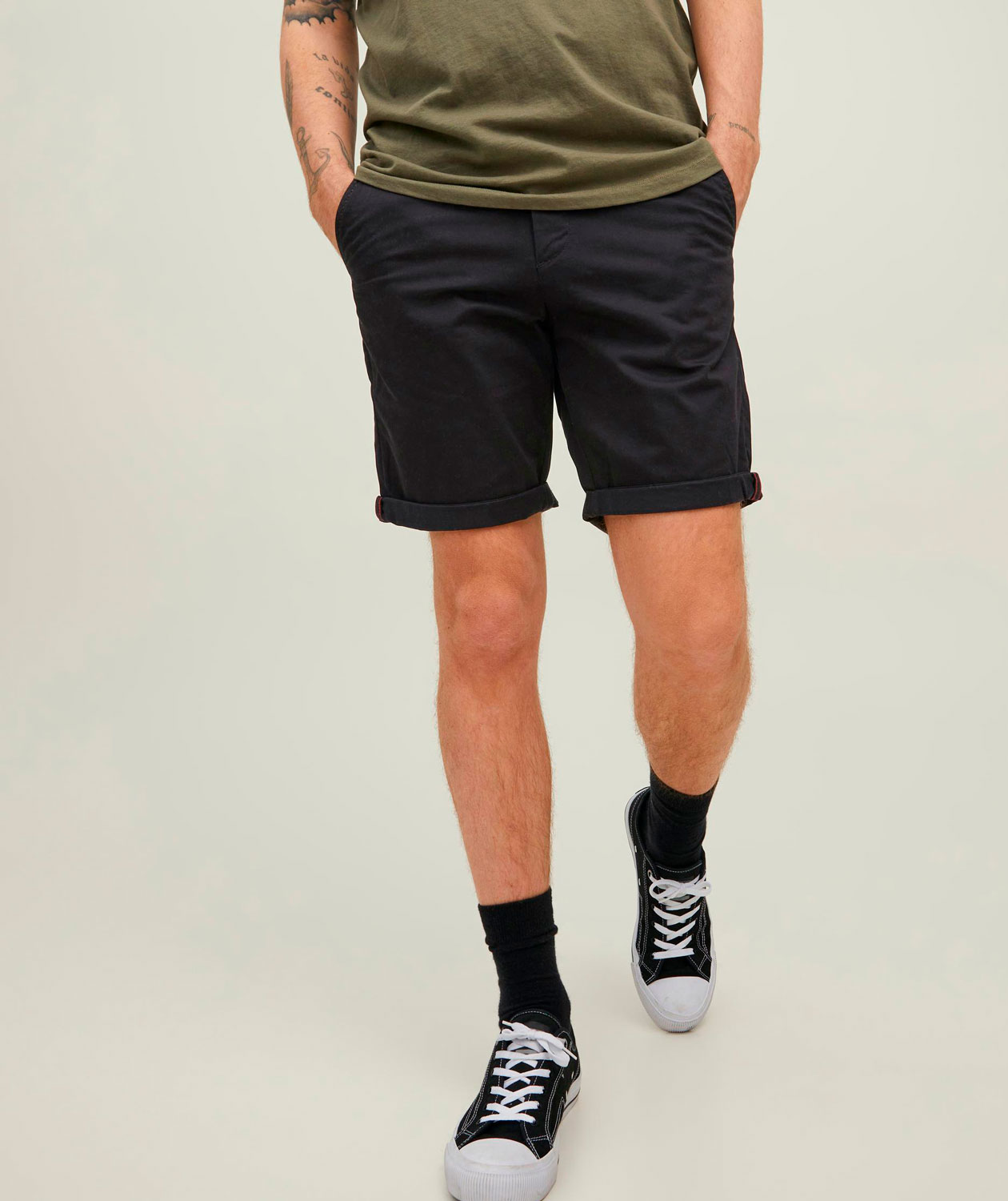 Jack & Jones JPSTBOWIE Chino shorts, Svart, large image number 6