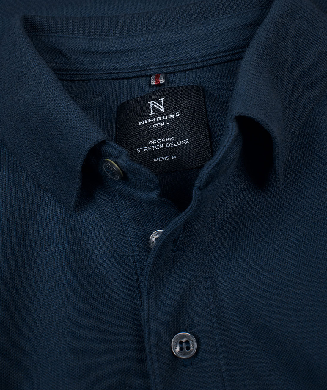 Nimbus Harvard Polo T-shirt, Indigobl&aring;, large image number 3