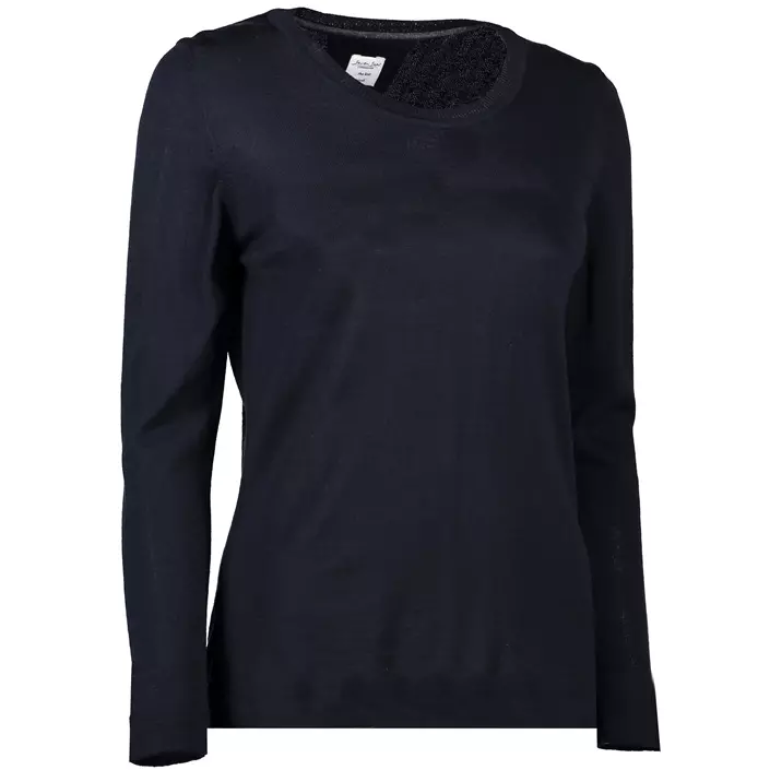 Seven Seas women's knitted pullover with merino wool, Navy, large image number 2