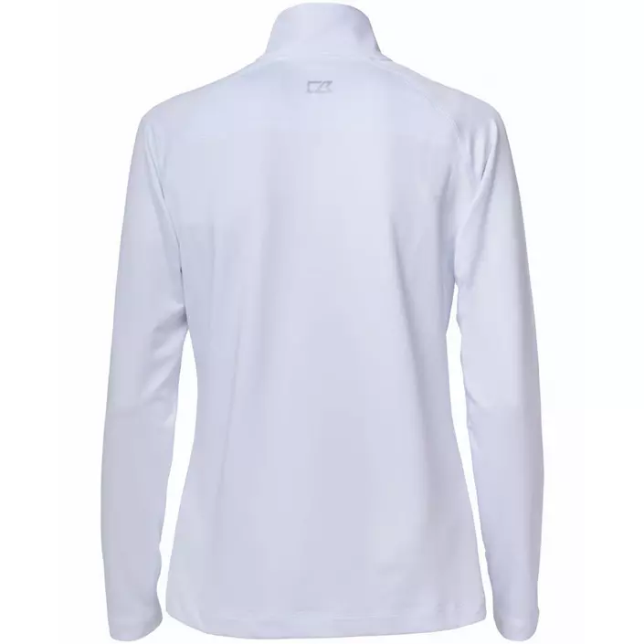 Cutter & Buck Coos Bay halfzip dame trøje, Hvid, large image number 2