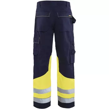 Blåkläder Multinorm arbeidsbukse, Marine/Hi-Vis gul