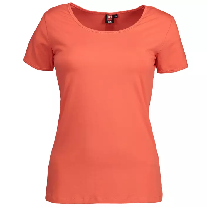 ID Stretch Damen T-Shirt, Koralle, large image number 0