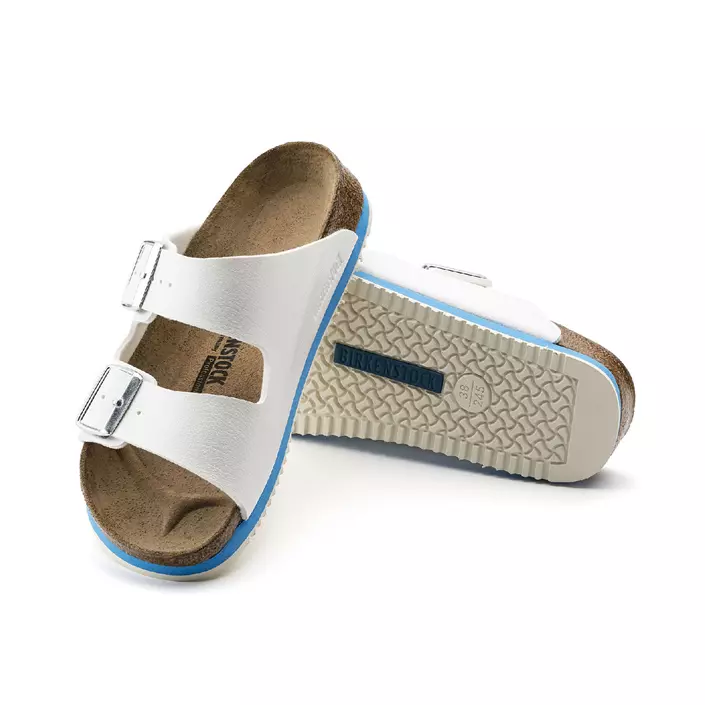 Birkenstock Arizona Narrow Fit SL sandals, White/Blue, large image number 2