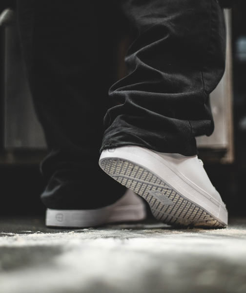 Shoes For Crews Old School Low-Rider IV arbejdssko, Hvid, large image number 2