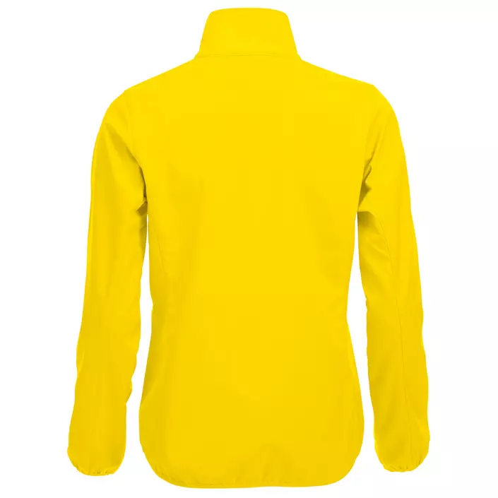 Clique Basic women's softshell jacket, Lemon Yellow, large image number 2