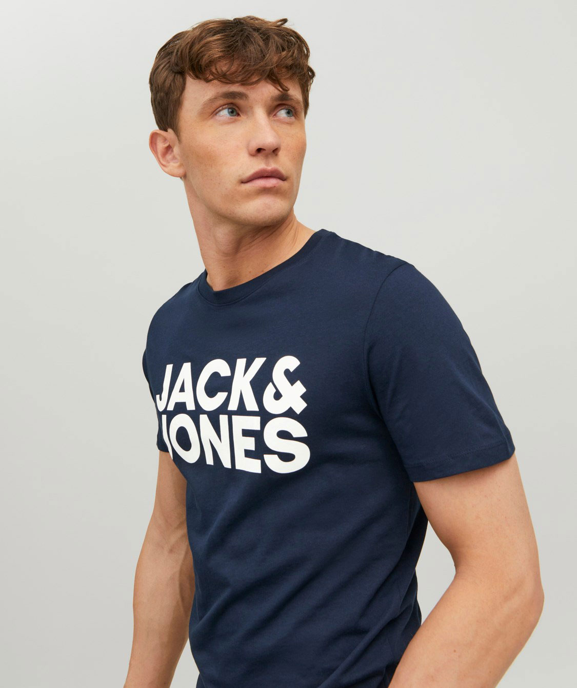 Jack & Jones JJECORP Logo Tee, Navy Blazer, large image number 5