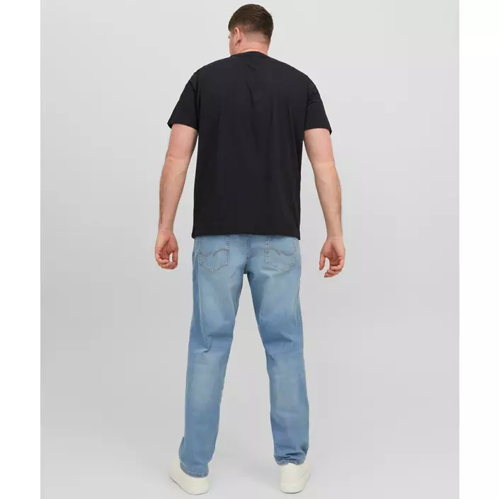 Jack & Jones Plus JJESTAR T-shirt, Black, large image number 2
