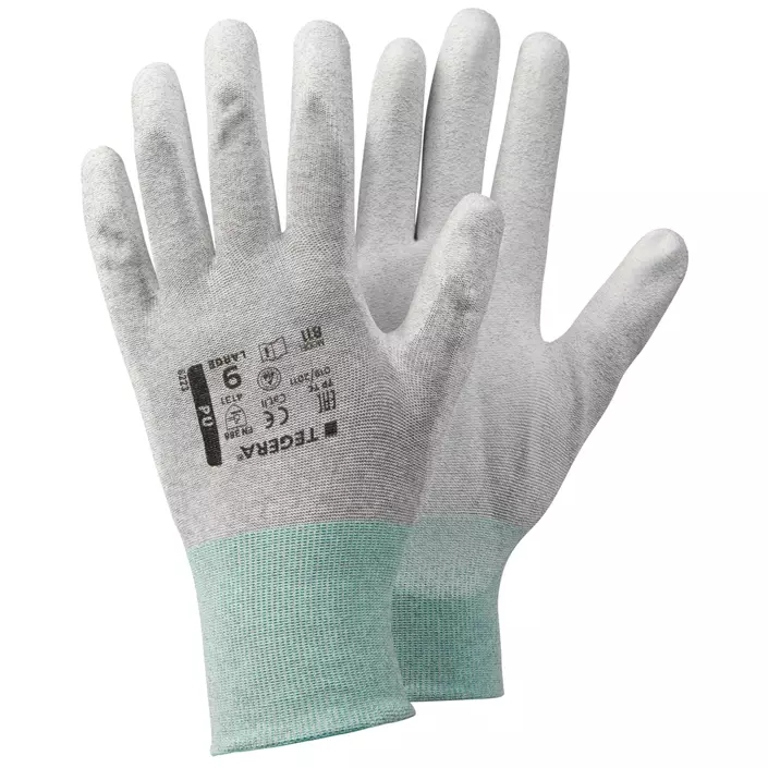 Tegera 811 ESD work gloves, Grey/Green, large image number 0