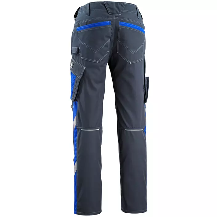 Mascot Unique Mannheim work trousers, light, Dark Marine/Cobalt Blue, large image number 2