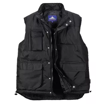 Portwest quilted vest, Black