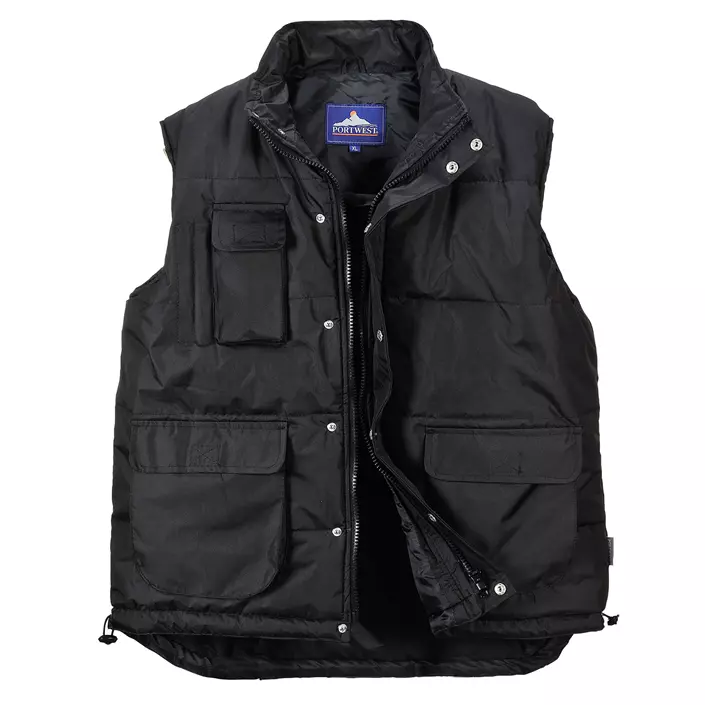 Portwest quilted vest, Black, large image number 1