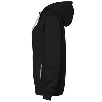 ID Bonded women's cardigan with hood, Black
