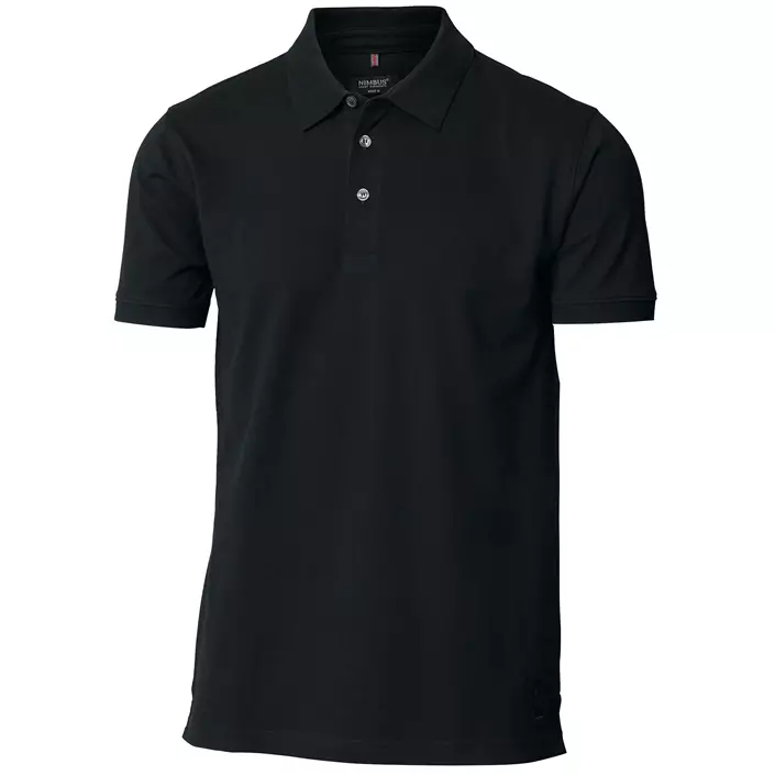 Nimbus Harvard Polo T-shirt, Black, large image number 0