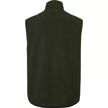 South West Seth fleece vest, Dark olive 