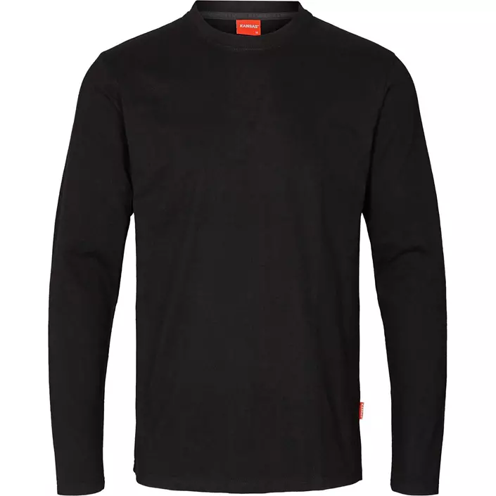 Kansas Apparel long-sleeved T-shirt, Black, large image number 0