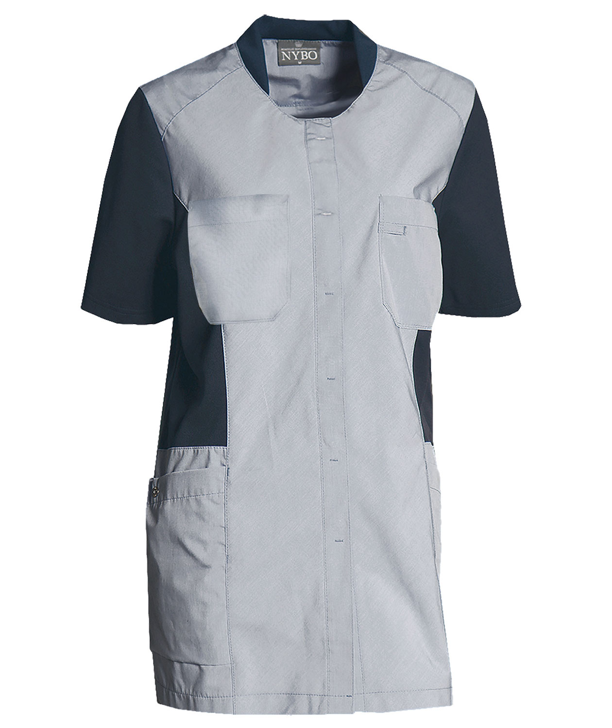 Nybo Workwear Sporty Mix women's tunic, Grey, Grey, swatch