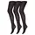 Decoy 3-pack tights 60 denier, Schwarz, Schwarz, swatch