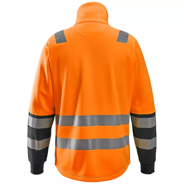 Snickers AllroundWork fleece jacket 8035, Hi-Vis Orange/Black, large image number 1