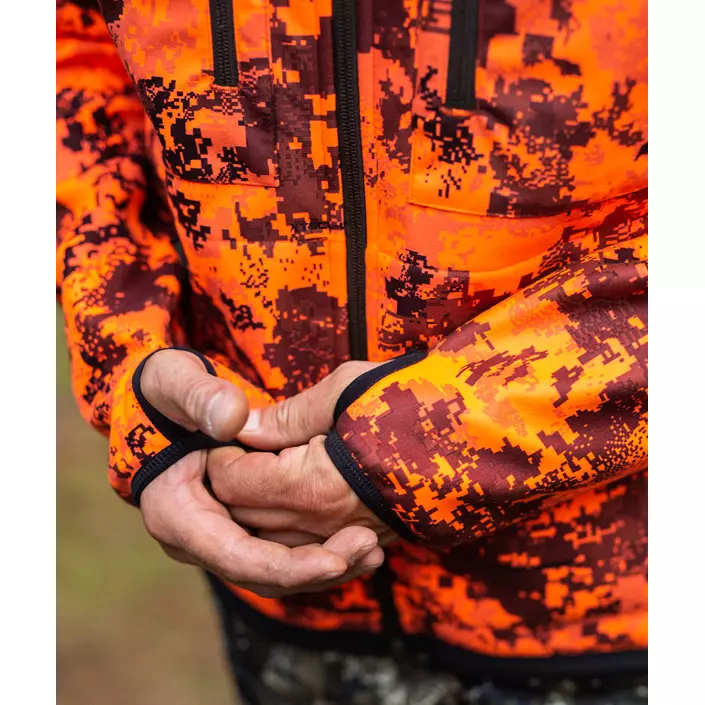 Northern Hunting Franke reversible fleece jacket, Green/Blaze Camouflage, large image number 12