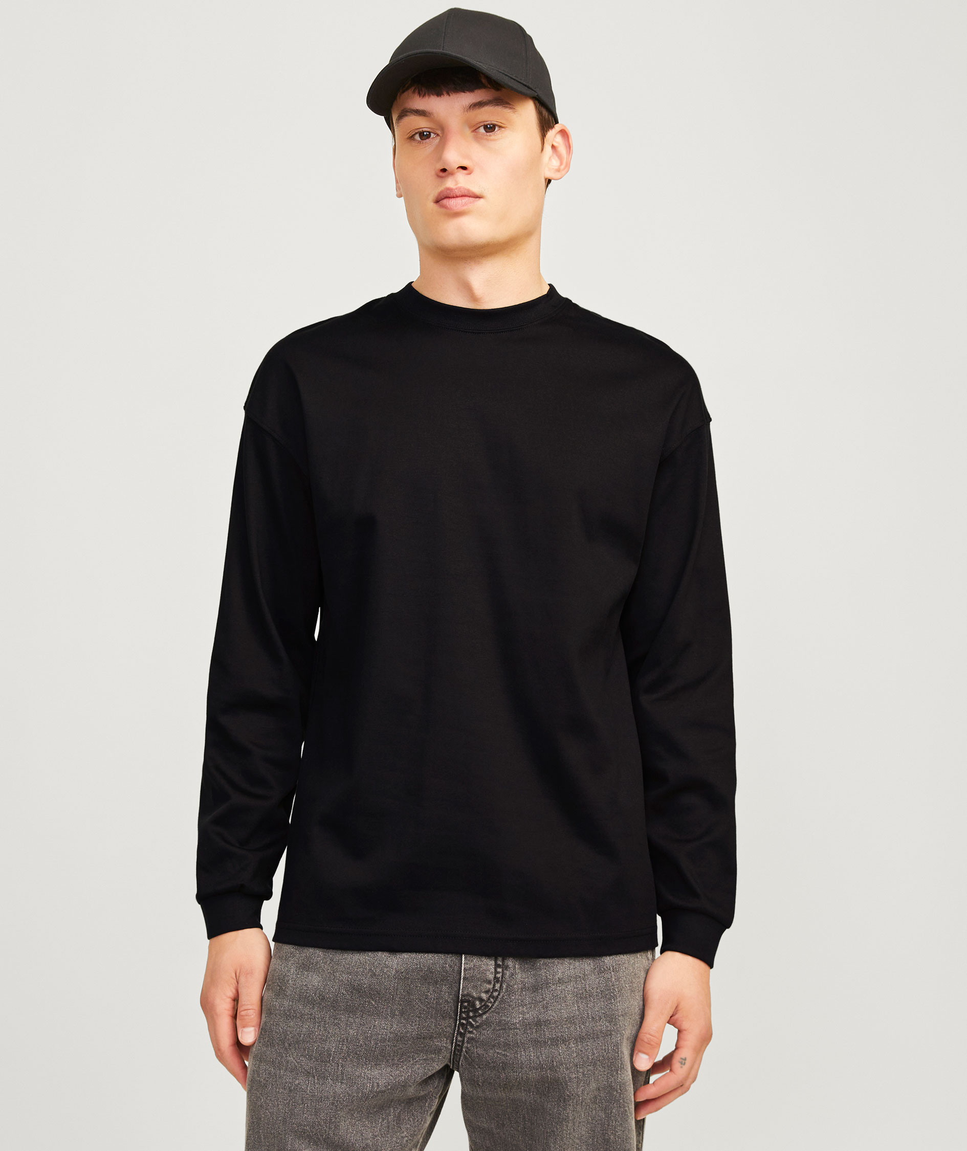 Jack & Jones JJEURBAN EDGE long-sleeved T-shirt, Black, large image number 3