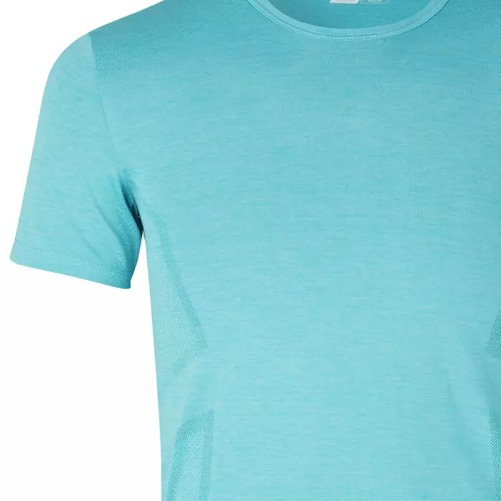 GEYSER sömlös T-shirt, Mint melange, large image number 2