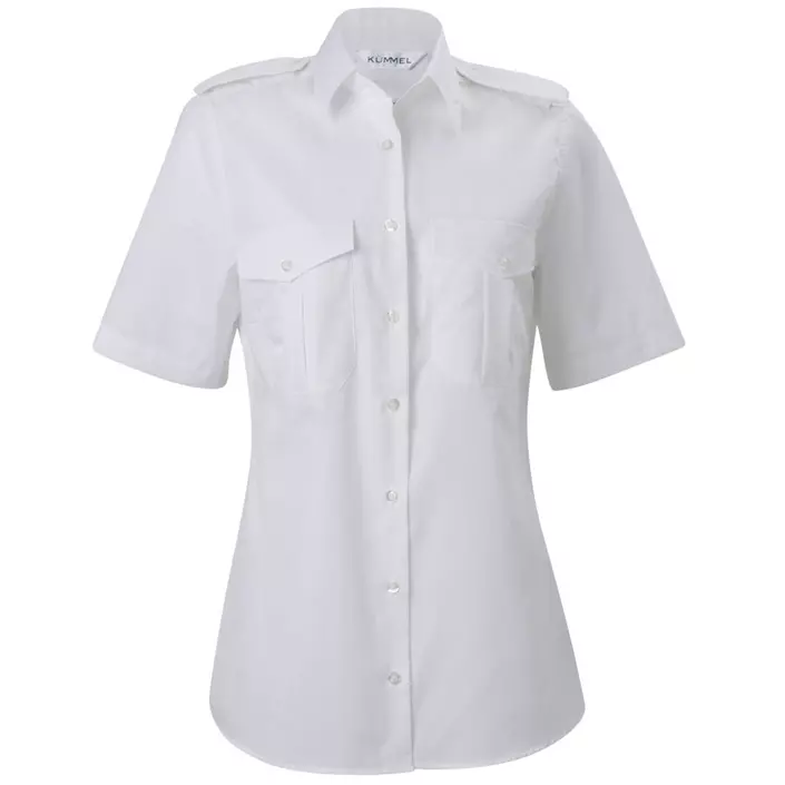 Kümmel Lisa Classic fit kortærmet dame pilotskjorte, Hvid, large image number 0
