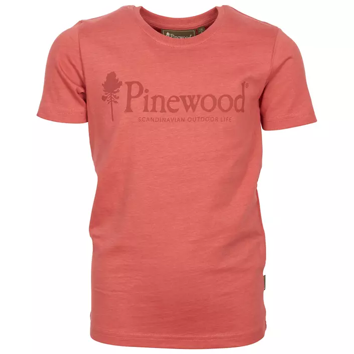 Pinewood Outdoor Life T-shirt til børn, Pink, large image number 0
