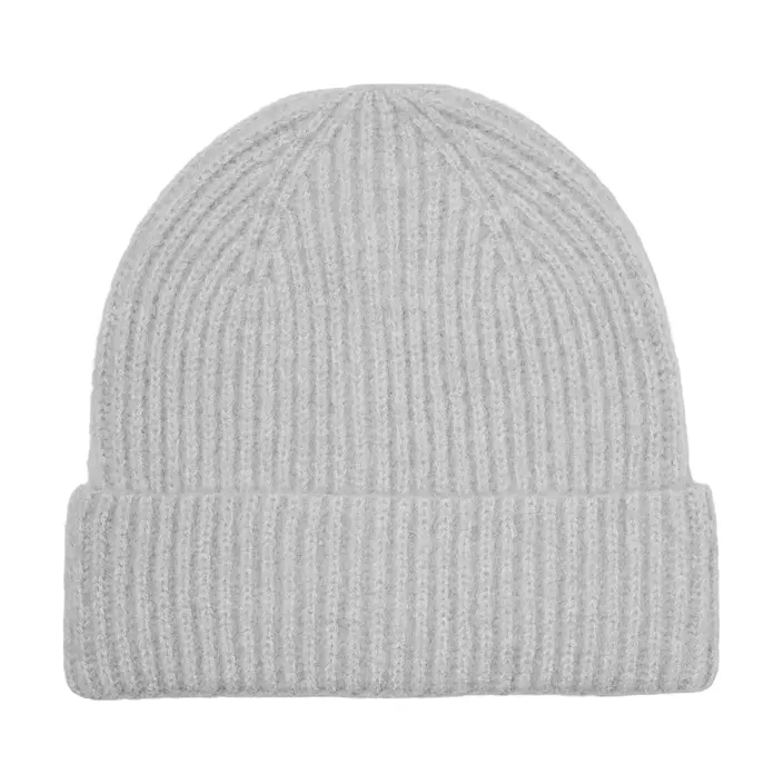 Vero Moda VMGILA Rib stickad mössa, Light Grey Melange, Light Grey Melange, large image number 0