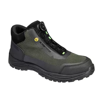 Portwest Girder Composite Mid safety boots S3S, Black/Green