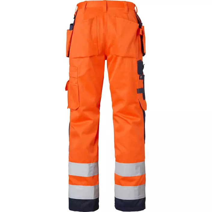 Top Swede craftsman trousers 2516, Hi-Vis Orange/Navy, large image number 1