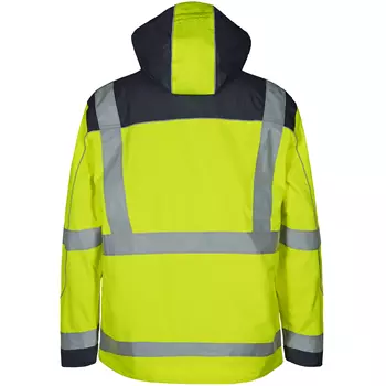 Engel Safety shell jacket, Hi-vis Yellow/Marine