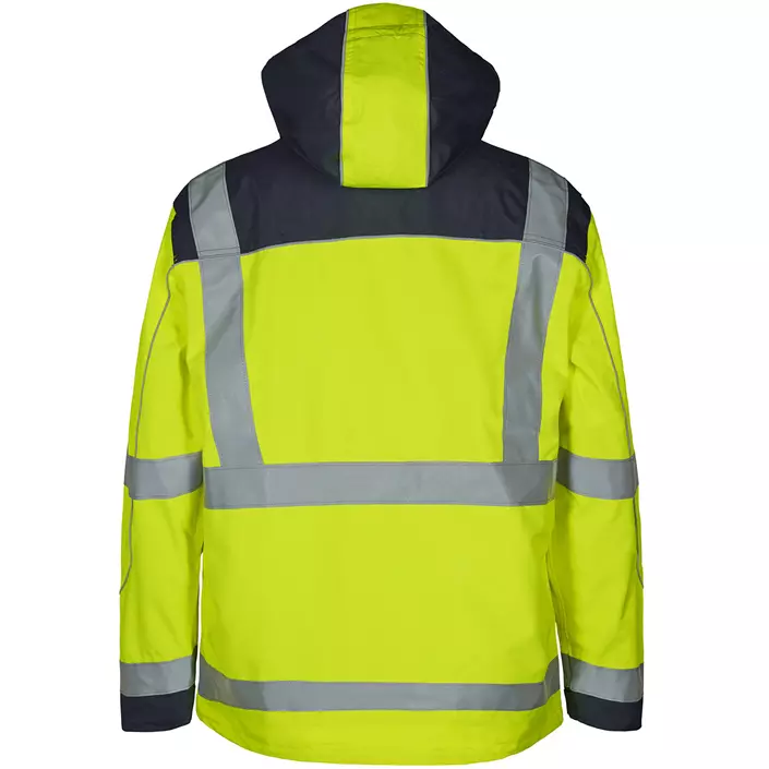 Engel Safety shell jacket, Hi-vis Yellow/Marine, large image number 1