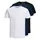 Jack & Jones JJEORGANIC 3er-Pack T-shirt, Schwarz/Weiß/Marine, Schwarz/Weiß/Marine, swatch