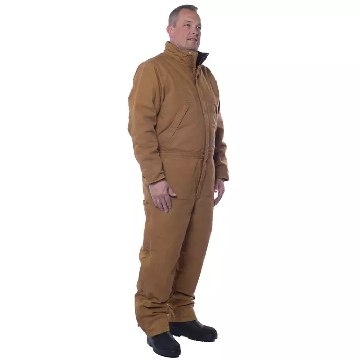 Carhartt Duck vadderad overall, Brun, large image number 4