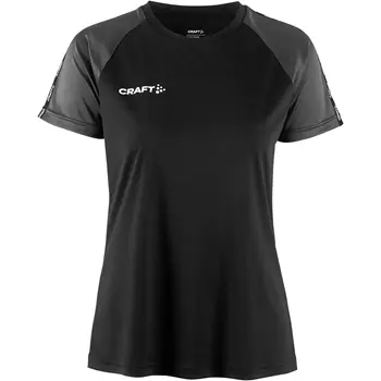 Craft Squad 2.0 Contrast dame T-shirt, Black/Granite