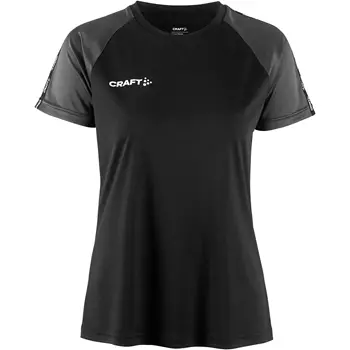 Craft Squad 2.0 Contrast T-shirt dam, Black/Granite